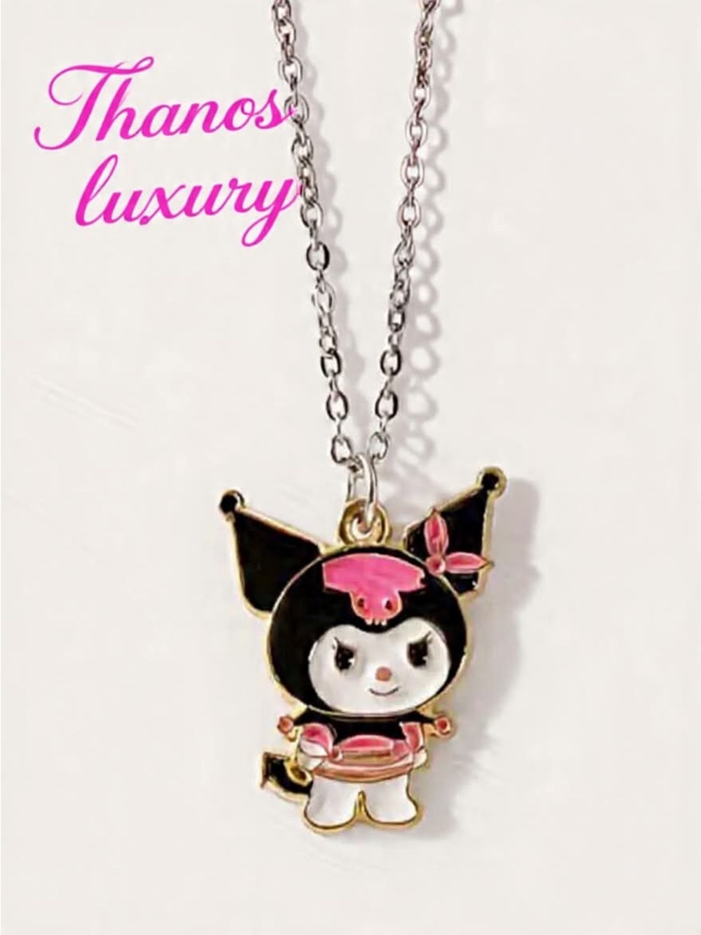 KUROMI Pendant Necklace SET (NWOT)